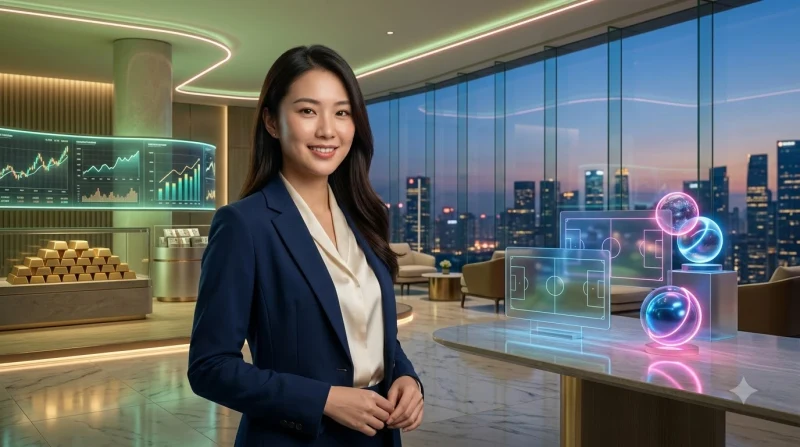 Ảnh minh họa các hình thức tài xỉu online phổ biến với bố cục so sánh trừu tượng