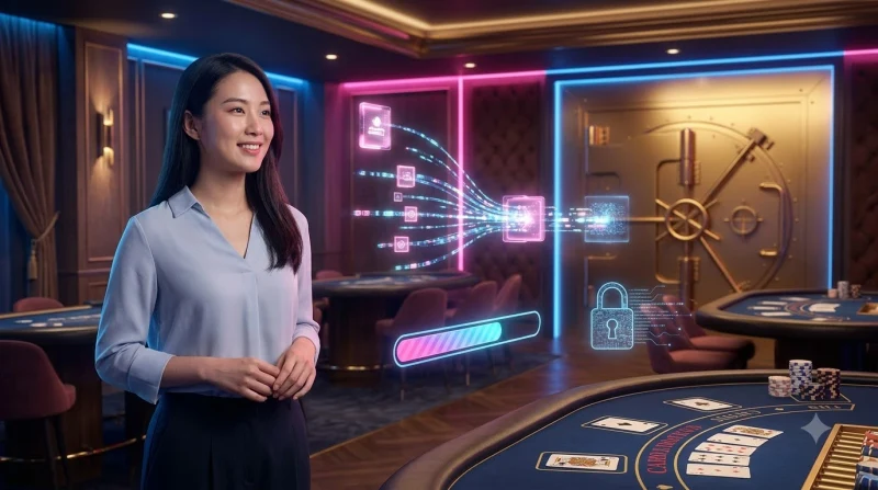 Ba thẻ nổi với biểu tượng chìa khóa, khiên và khóa trên nền lưới kỹ thuật số, minh họa các điểm ghi nhớ nhanh về bảo mật tài khoản