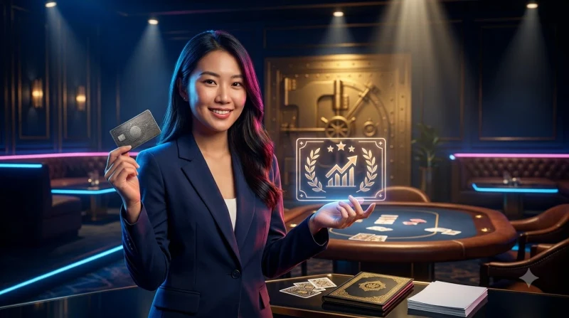 Hình ảnh minh họa người dùng quan tâm đến chính sách khuyến mãi trực tuyến với giao diện phần thưởng phát sáng