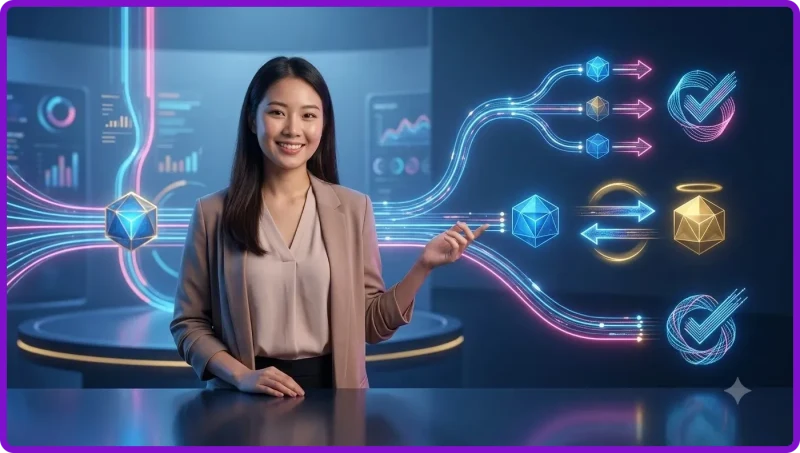 Hình ảnh minh họa quyền riêng tư người dùng trên nền tảng kỹ thuật số với khiên bảo vệ phát sáng