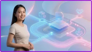 Minh họa bảng điều khiển trừu tượng hiển thị cảnh báo lỗi giao dịch trực tuyến