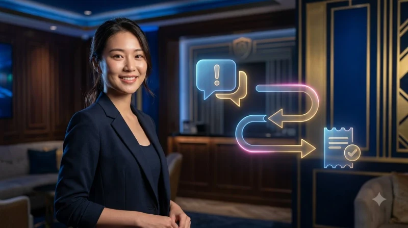 Minh họa biểu tượng hỗ trợ kỹ thuật chính thức qua kênh liên lạc.