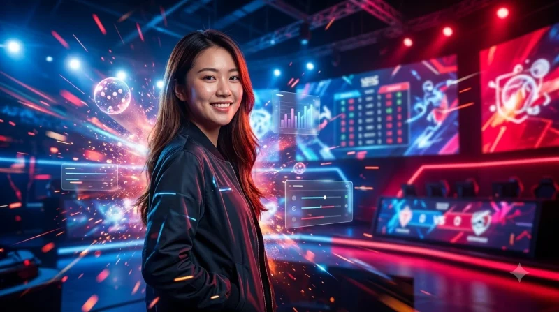 Người chơi bắt đầu hành trình cược thể thao điện tử trên bàn phím và màn hình game