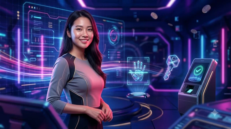 Quy trình xác thực đa lớp với sinh trắc học và mã bảo mật