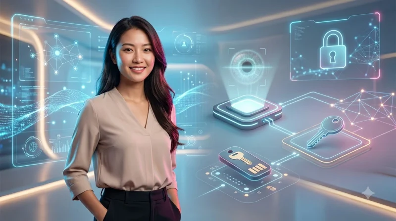 Smartphone hiển thị biểu tượng làm mới mật khẩu trên bàn làm việc kỹ thuật số, minh họa lý do cần khôi phục pass