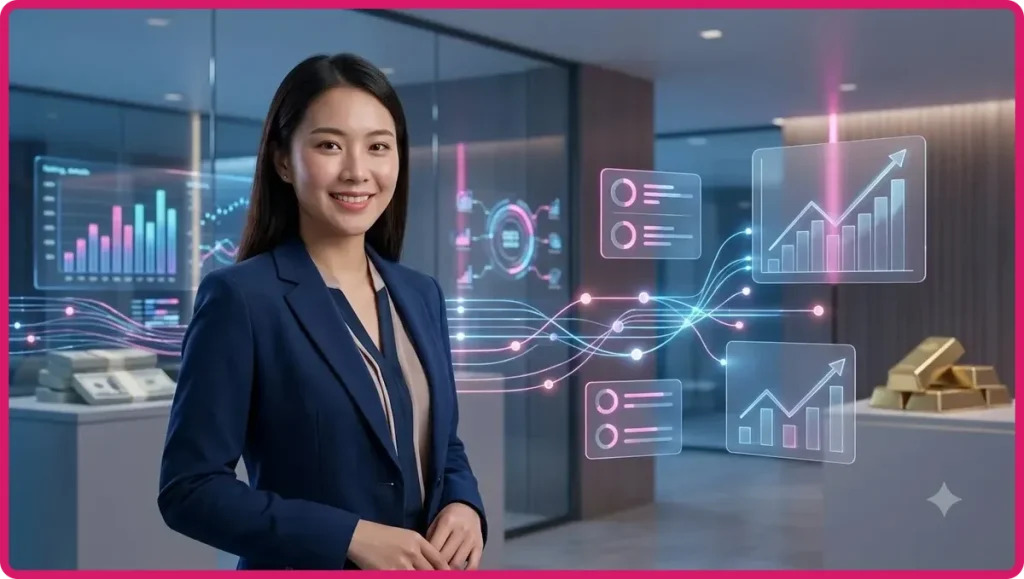 Người dùng điện thoại trải nghiệm môi trường số an toàn