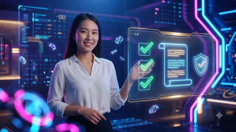 Ý tưởng minh họa việc tìm hiểu và đọc kỹ các điều khoản sử dụng